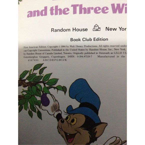 1984 Walt Disney’s Li’l Wolf and the Three Wishes Hardback - Picture 2 of 11